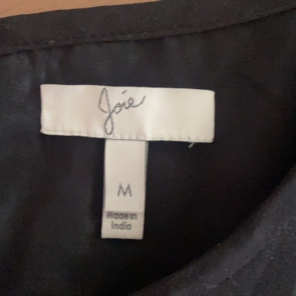 Joie Silk dress with eyelet trim medium - Picture 4 of 4